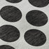 8' X 10' Black And Ivory Polka Dot Washable Area Rug With UV Protection