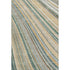 5' X 8' Beige Gold And Sage Striped Washable Area Rug With UV Protection