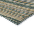 5' X 8' Beige Gold And Sage Striped Washable Area Rug With UV Protection