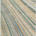 5' X 8' Beige Gold And Sage Striped Washable Area Rug With UV Protection