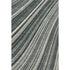5' X 8' Black Gray And Ivory Striped Washable Area Rug With UV Protection