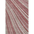5' X 8' Burgundy Gray And Ivory Striped Washable Area Rug With UV Protection