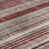 5' X 8' Burgundy Gray And Ivory Striped Washable Area Rug With UV Protection