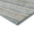 5' X 8' Ivory Green And Beige Striped Washable Area Rug With UV Protection