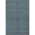 5' X 8' Blue And Green Striped Washable Area Rug With UV Protection
