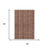 5' X 8' Blush Purple And Orange Striped Washable Area Rug With UV Protection