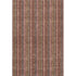 5' X 8' Blush Purple And Orange Striped Washable Area Rug With UV Protection