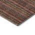 5' X 8' Blush Purple And Orange Striped Washable Area Rug With UV Protection