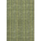 5' X 8' Olive Green And Navy Blue Striped Washable Area Rug With UV Protection