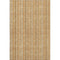 8' X 10' Peach Beige And Orange Striped Washable Area Rug With UV Protection