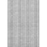 8' X 10' Silver And Gray Striped Washable Area Rug With UV Protection