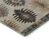 5' X 8' Beige Copper And Gold Southwestern Washable Area Rug With UV Protection