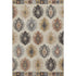 5' X 8' Beige Copper And Gold Southwestern Washable Area Rug With UV Protection