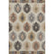 8' X 10' Beige Copper And Gold Southwestern Washable Area Rug With UV Protection