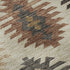 8' X 10' Beige Copper And Gold Southwestern Washable Area Rug With UV Protection