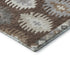 8' X 10' Brown Taupe And Ivory Southwestern Washable Area Rug With UV Protection