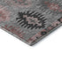 5' X 8' Gray Mauve And Silver Southwestern Washable Area Rug With UV Protection