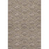 5' X 8' Brown Beige And Taupe Geometric Washable Area Rug With UV Protection