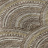 5' X 8' Brown Beige And Taupe Geometric Washable Area Rug With UV Protection