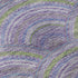 5' X 8' Lavender Olive Green And Ivory Geometric Washable Area Rug With UV Protection