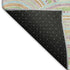 8' X 10' Pearl Orange And Green Geometric Washable Area Rug With UV Protection