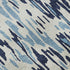 5' X 8' Blue And Ivory Striped Washable Area Rug With UV Protection