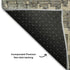 5' X 8' Beige Taupe And Ivory Abstract Geometric Washable Area Rug With UV Protection