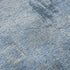 8' X 10' Denim Blue And Ivory Abstract Washable Area Rug With UV Protection
