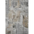 8' X 10' Gray Brown And Ivory Abstract Washable Area Rug With UV Protection