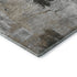 8' X 10' Gray Brown And Ivory Abstract Washable Area Rug With UV Protection