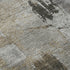 8' X 10' Gray Brown And Ivory Abstract Washable Area Rug With UV Protection