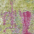 5' X 8' Lime Green Pink And Yellow Abstract Washable Area Rug With UV Protection