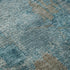 8' X 10' Teal And Taupe Abstract Washable Area Rug With UV Protection