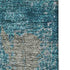 8' X 10' Teal And Taupe Abstract Washable Area Rug With UV Protection