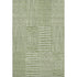 5' X 8' Green And Ivory Geometric Washable Area Rug With UV Protection