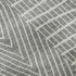 8' Gray And Ivory Geometric Washable Round Rug With UV Protection