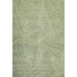 9' X 12' Artichoke Green And Beige Abstract Washable Area Rug With UV Protection
