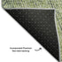 9' X 12' Artichoke Green And Beige Abstract Washable Area Rug With UV Protection