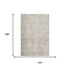 9' X 12' Beige And Brown Abstract Washable Area Rug With UV Protection