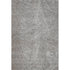 9' X 12' Gray And Silver Abstract Washable Area Rug With UV Protection