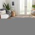 9' X 12' Gray And Silver Abstract Washable Area Rug With UV Protection