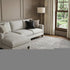 9' X 12' Gray And Silver Abstract Washable Area Rug With UV Protection