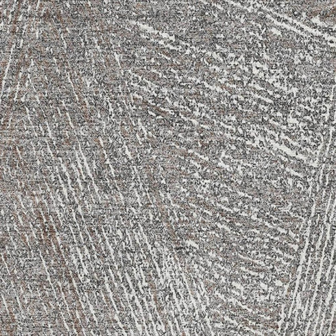 9' X 12' Gray And Silver Abstract Washable Area Rug With UV Protection