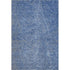 8' X 10' Navy Blue And Ivory Abstract Washable Area Rug With UV Protection
