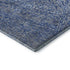 8' X 10' Navy Blue And Ivory Abstract Washable Area Rug With UV Protection