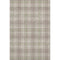 5' X 8' Beige Green And Tan Plaid Washable Area Rug With UV Protection