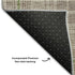 8' Beige Green And Tan Plaid Washable Round Rug With UV Protection