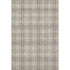 9' X 12' Beige Green And Tan Plaid Washable Area Rug With UV Protection