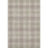 9' X 12' Beige Green And Tan Plaid Washable Area Rug With UV Protection