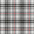 5' X 8' Black Red And Ivory Plaid Washable Area Rug With UV Protection